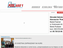 Tablet Screenshot of podlasie-l.pl